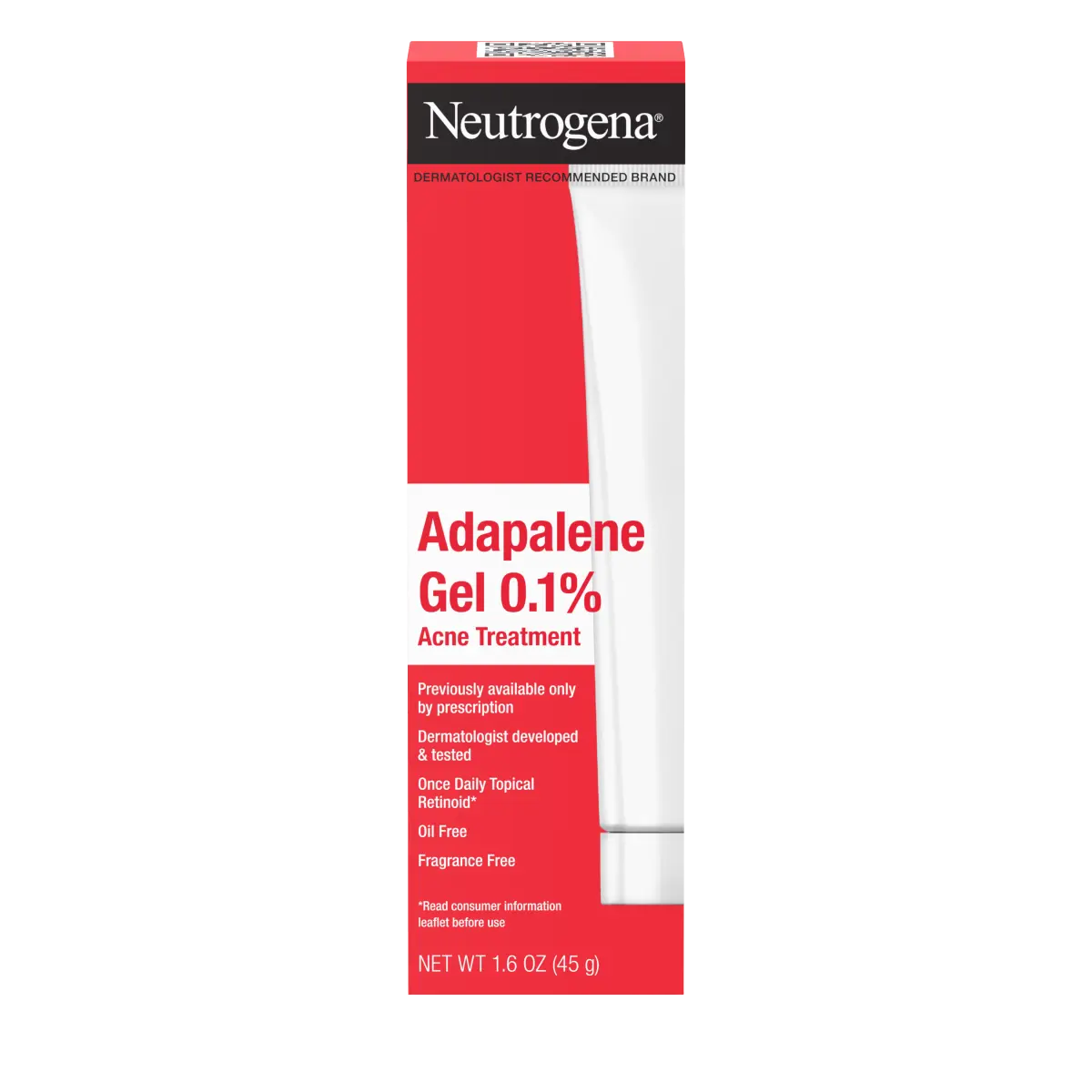 Neutrogena Evenly Clear Facial — Retinoid Acne Gel, 0.5oz