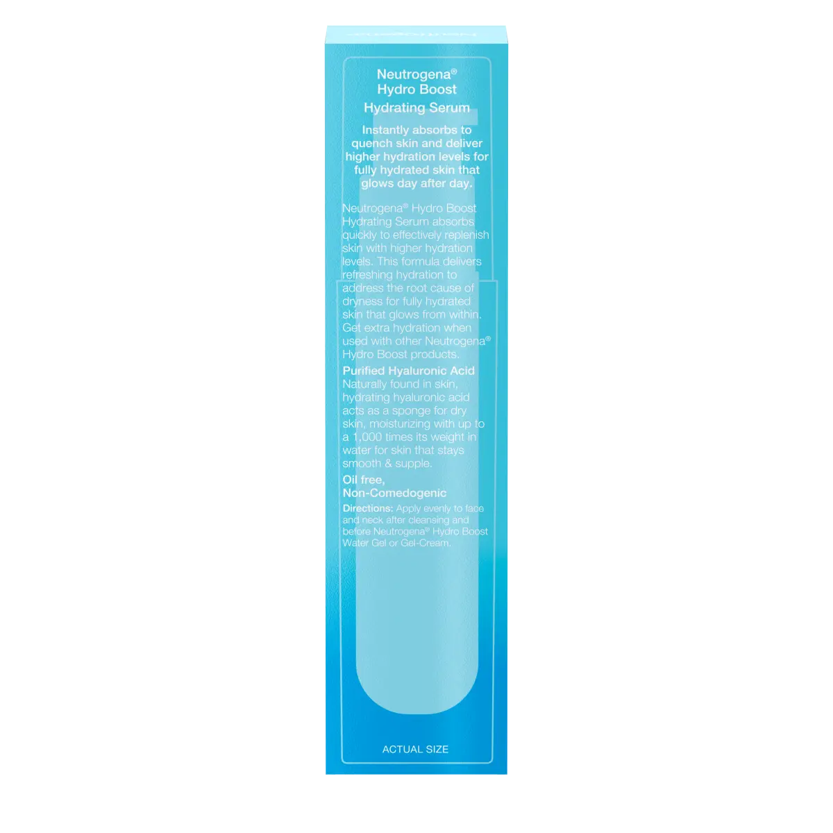Neutrogena Hydro Boost Hydrating | 1 Fl. Oz Facial Serum | Oil-Free