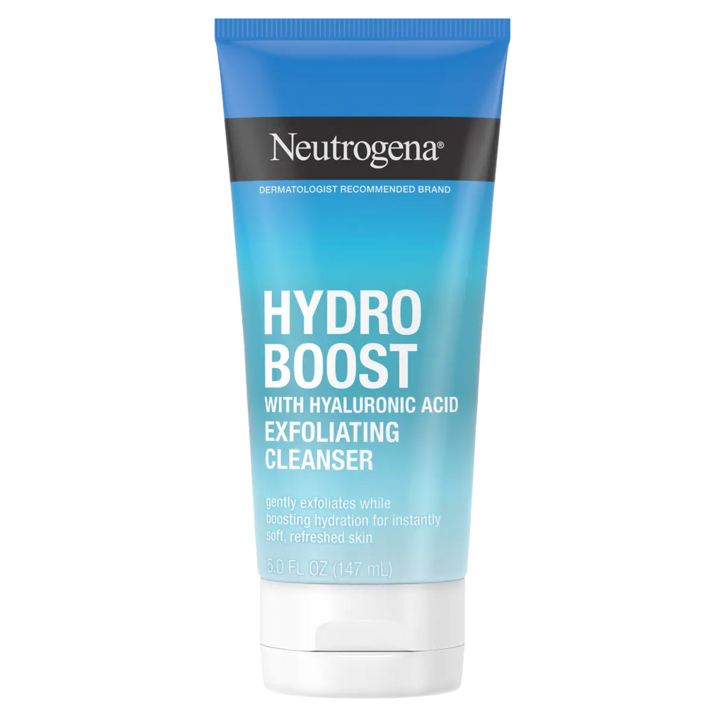 Neutrogena Hydro Boost Daily Gel | Hyaluronic Acid Exfoliating Cleanser | Cream Face Wash