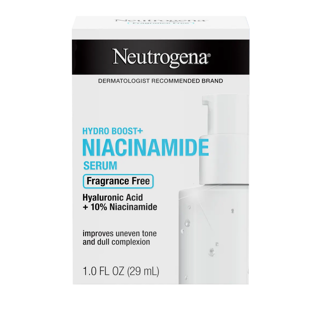 Neutrogena Hydro Boost+ Niacinamide Serum — Fragrance Free, 1 Fl. Oz