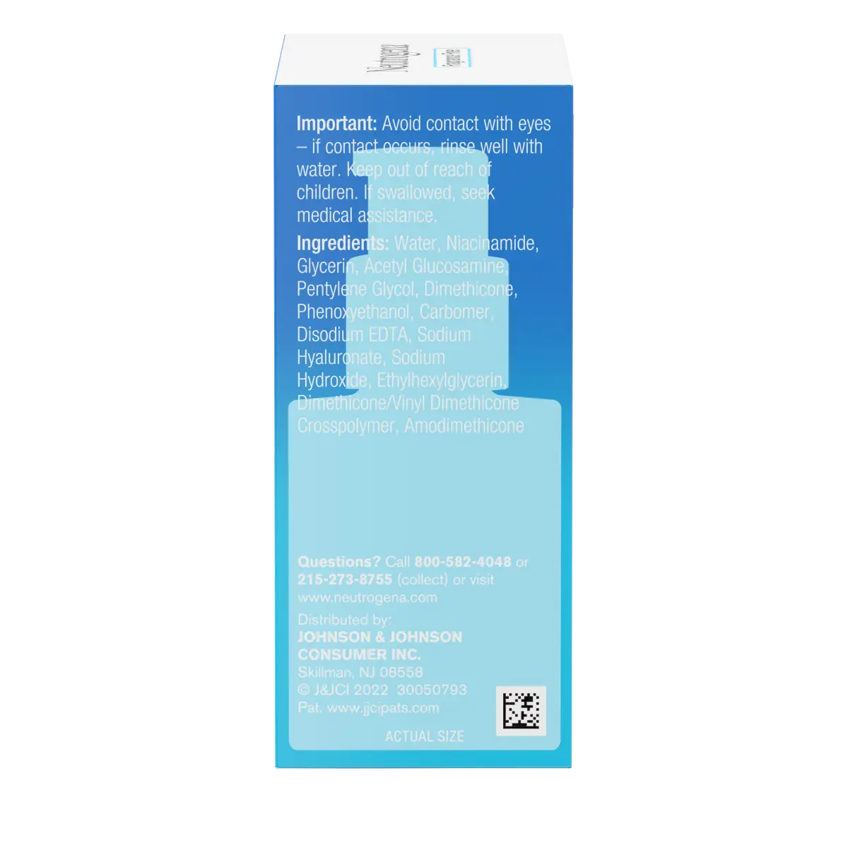 Neutrogena Hydro Boost+ Niacinamide Serum — Fragrance Free, 1 Fl. Oz