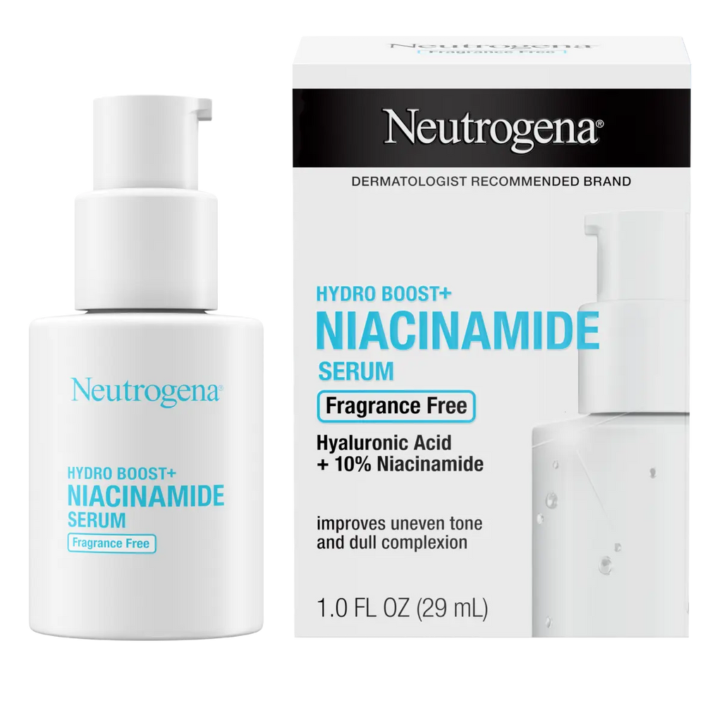 Neutrogena Hydro Boost+ Niacinamide Serum — Fragrance Free, 1 Fl. Oz