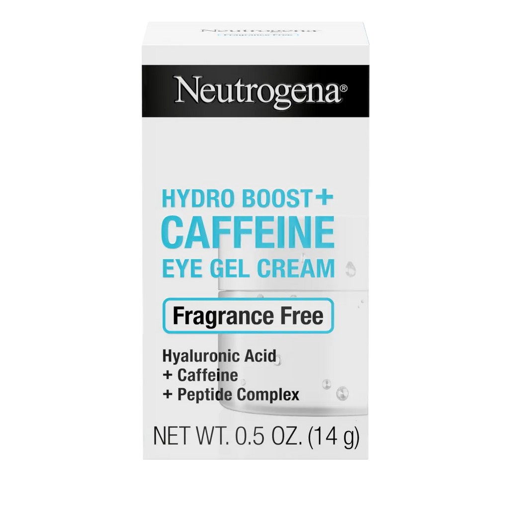 Neutrogena Hydro Boost Caffeine Eye Gel Cream — Fragrance Free, 0.5 Oz