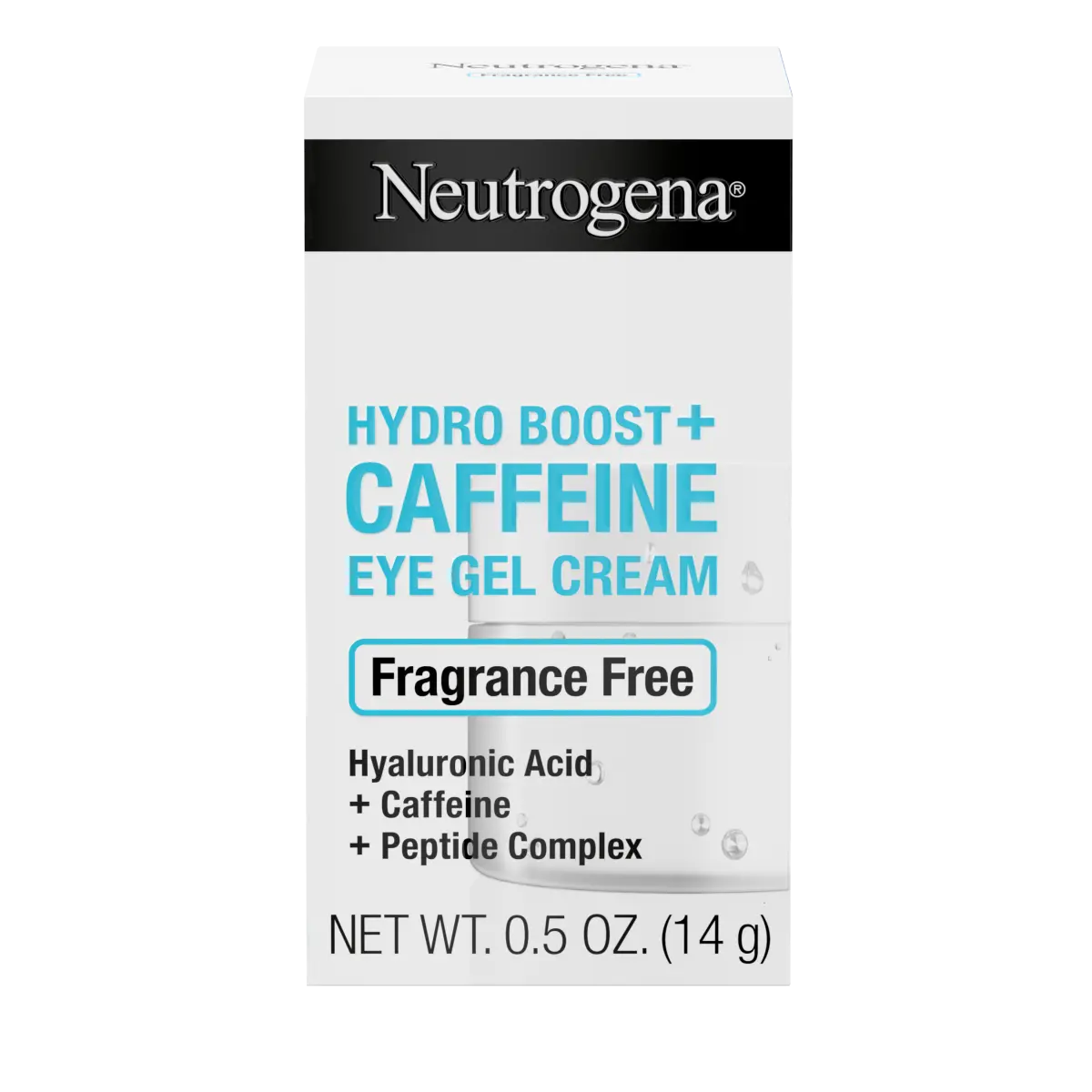 Neutrogena Hydro Boost Caffeine Eye Gel Cream — Fragrance Free, 0.5 Oz