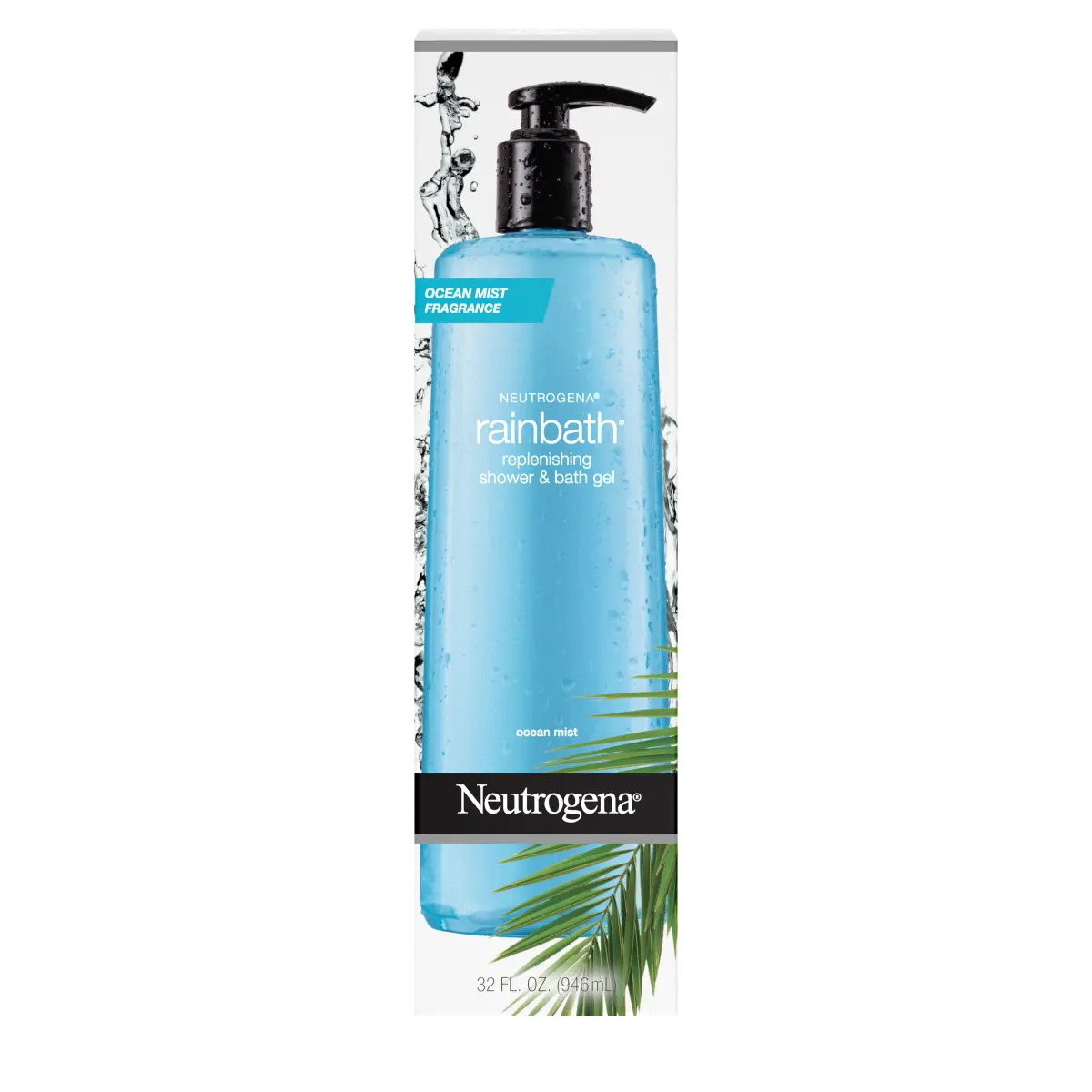 32 Fl. Oz • Ocean Mist | Neutrogena Rainbath Replenishing Shower Bath Gel