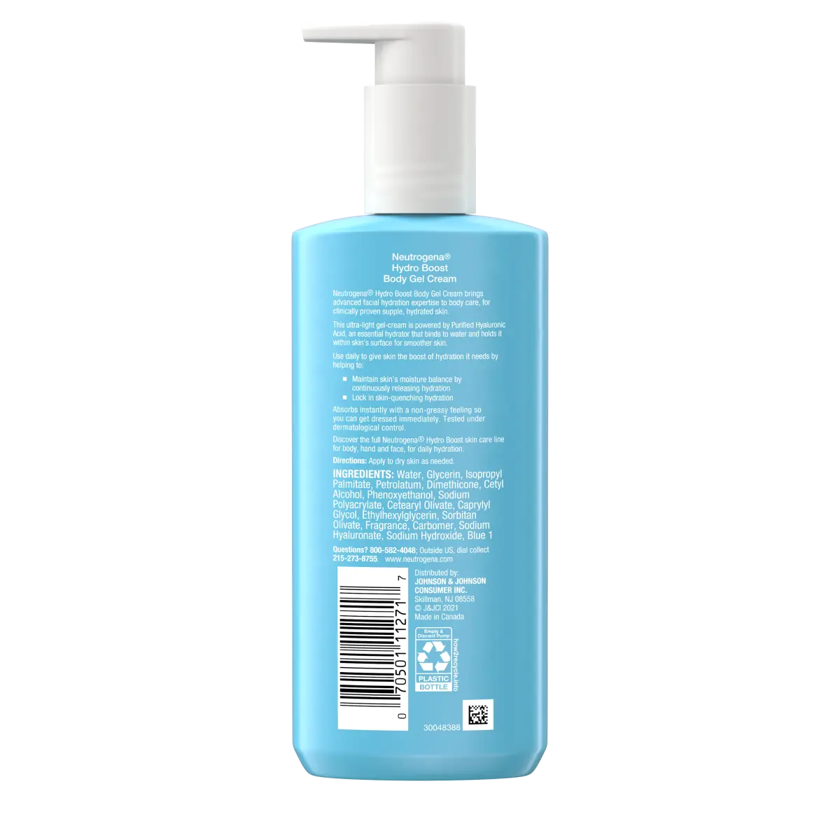 Neutrogena Hydro Boost Body | Lightweight Gel Cream Moisturizer | 8.5 Oz