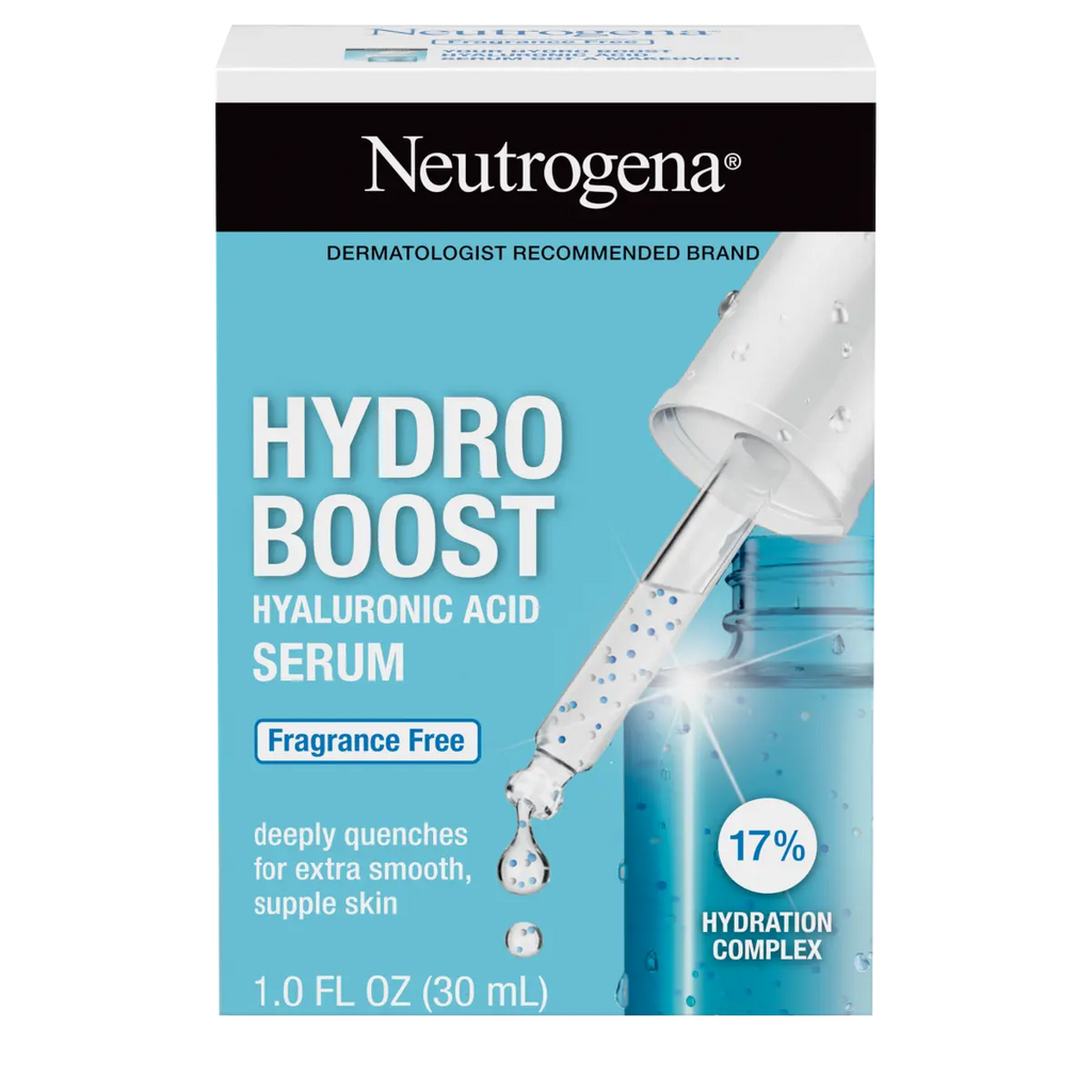 Neutrogena Hydro Boost Hyaluronic Acid | 1.0 Fl. Oz Facial Serum | Fragrance Free