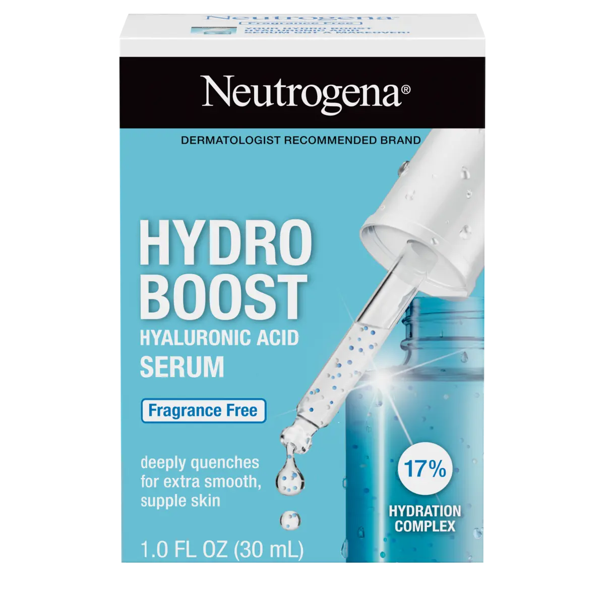Neutrogena Hydro Boost Hyaluronic Acid | 1.0 Fl. Oz Facial Serum | Fragrance Free