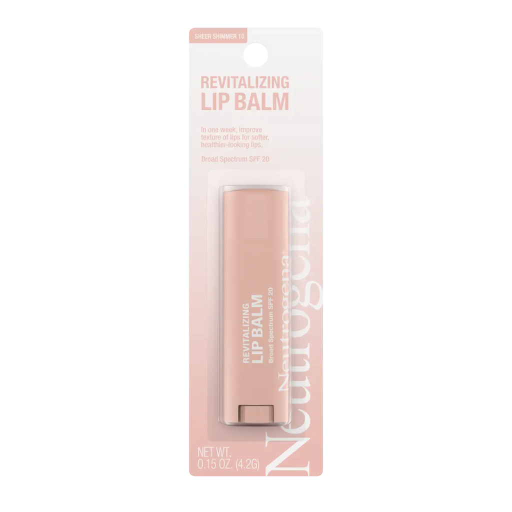 Neutrogena Revitalizing Lip Balm | Sheer Shimmer 10 — .15 Oz, SPF 20