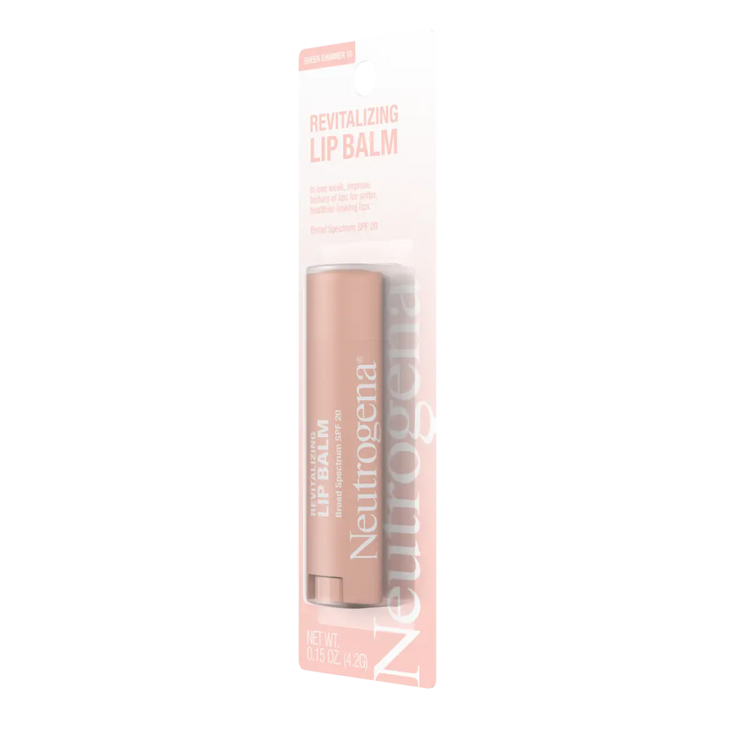 Neutrogena Revitalizing Lip Balm | Sheer Shimmer 10 — .15 Oz, SPF 20