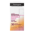 Neutrogena Purescreen+ Invisible Daily Defense Mineral Face Liquid With SPF 30