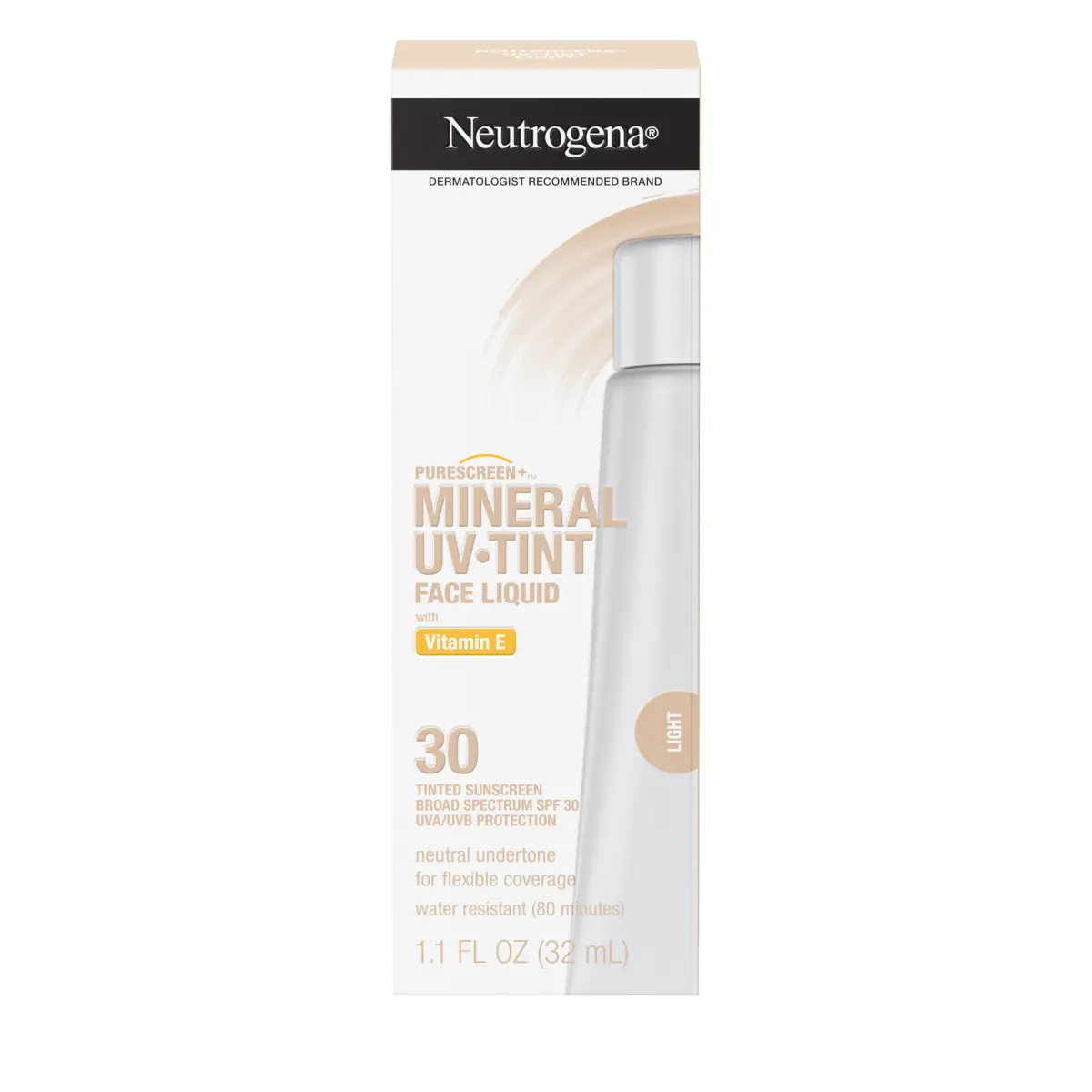 Light Tint Face Sunscreen | Neutrogena Purescreen Mineral UV Liquid