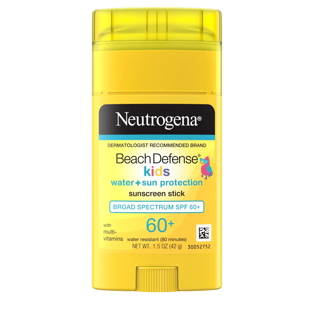 Neutrogena Beach Defense Kids — Broad Spectrum Sunscreen Stick, SPF 60+, 1.5 Oz