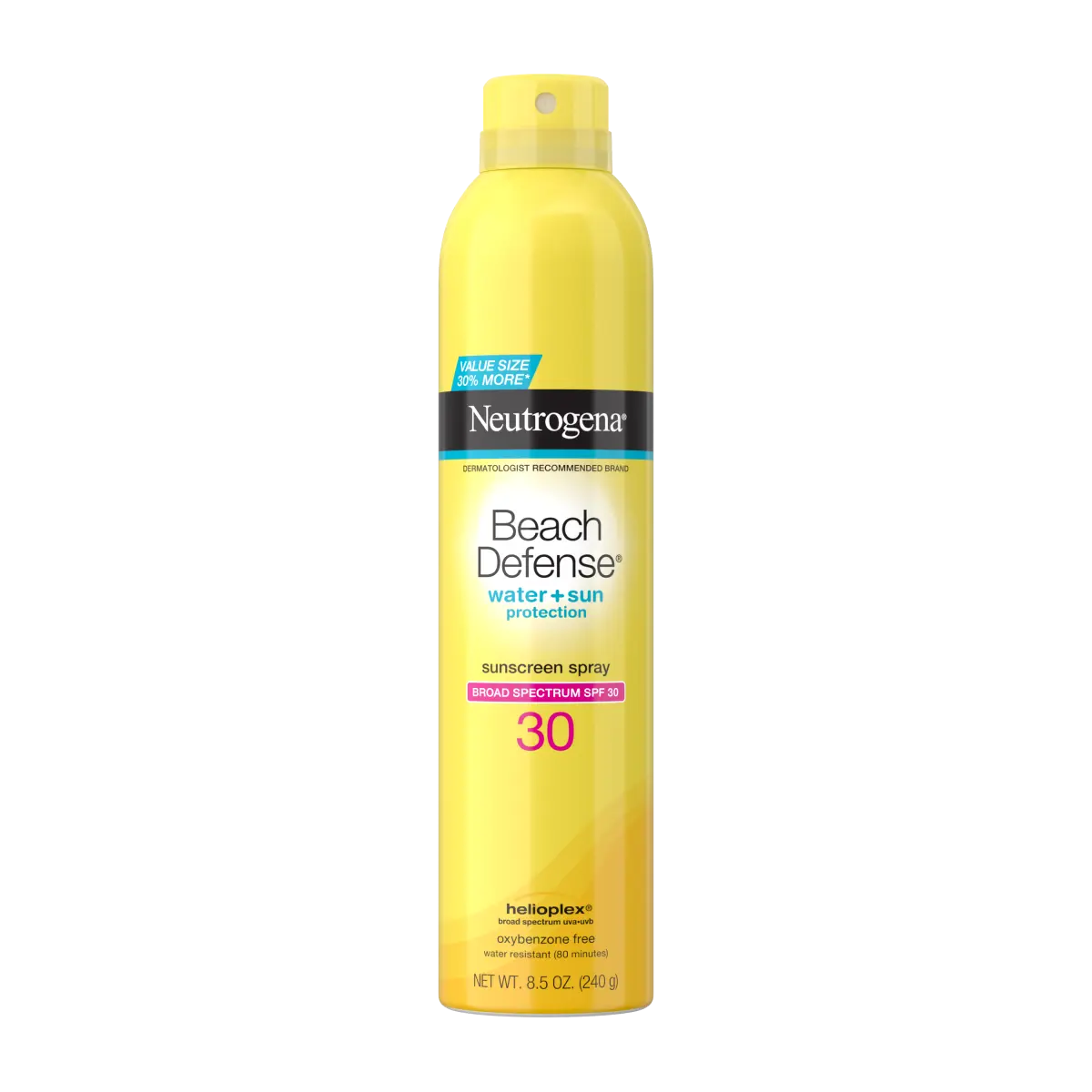 Neutrogena Beach Defense Water + Sun Protection — Sunscreen Spray / Broad Spectrum SPF 30