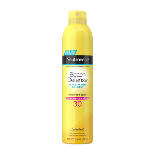 Neutrogena Beach Defense Water + Sun Protection — Sunscreen Spray / Broad Spectrum SPF 30