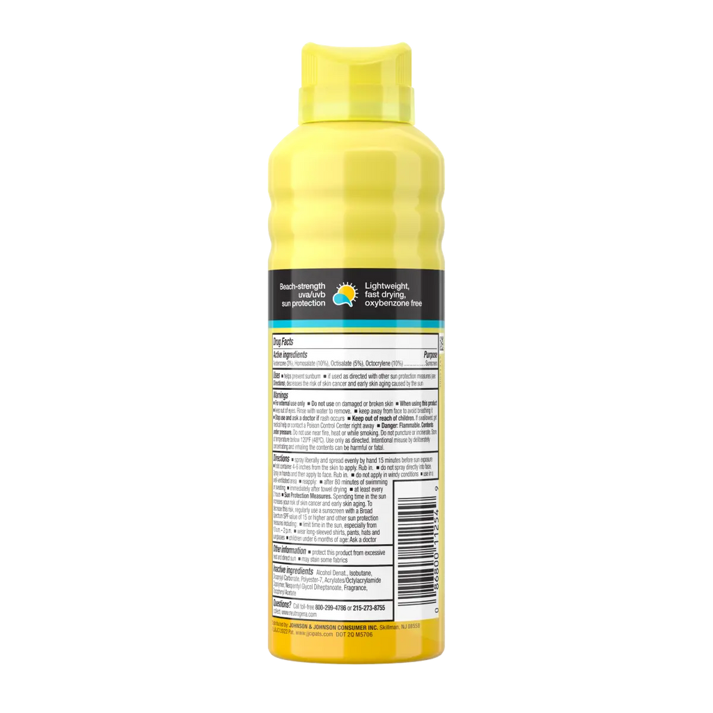 Neutrogena Beach Defense Spray — Broad Spectrum SPF 50 Sunscreen, 6.5 Oz