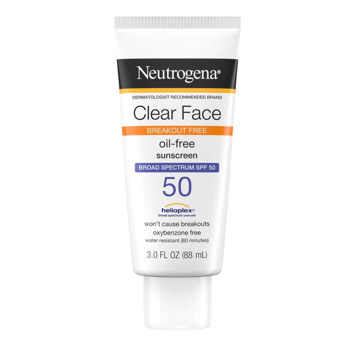 Neutrogena Clear Face Liquid — Broad Spectrum SPF 50 Lotion, 3 Fl. Oz