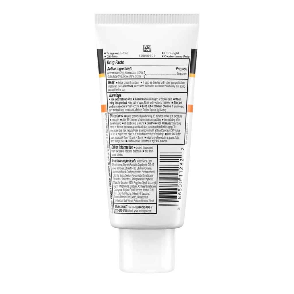 Neutrogena Clear Face Liquid — Broad Spectrum SPF 50 Lotion, 3 Fl. Oz