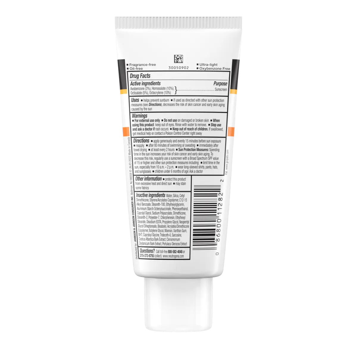 Neutrogena Clear Face Liquid — Broad Spectrum SPF 50 Lotion, 3 Fl. Oz