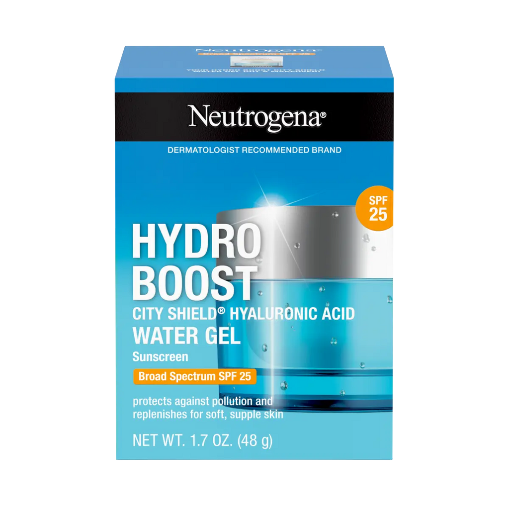 Neutrogena Hydro Boost City Shield | Broad Spectrum SPF 25 Water Gel | 1.7 Oz