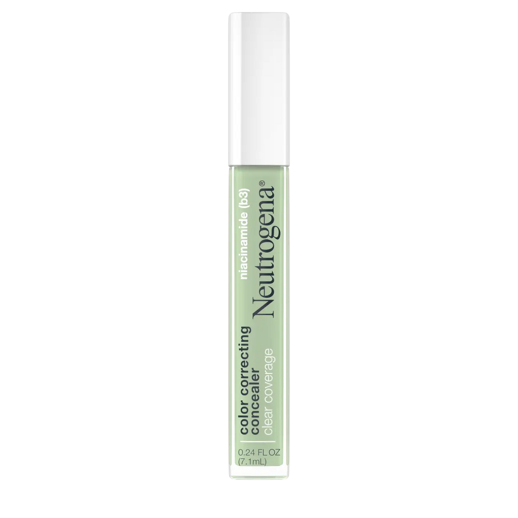 Neutrogena Clear Coverage Color — Green Correcting Concealer | Lightweight Makeup