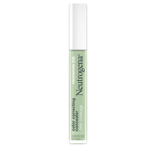 Neutrogena Clear Coverage Color — Green Correcting Concealer | Lightweight Makeup
