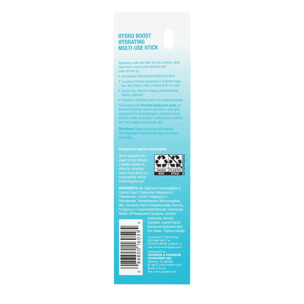 Neutrogena Hydro Boost Hydrating — Multi-Use Makeup Stick, Temptation