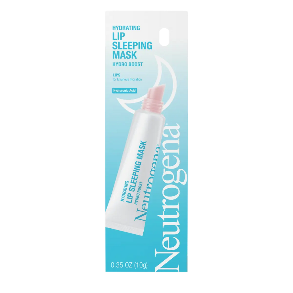 Neutrogena Hydro Boost Hydrating — Clear Lip Sleeping Mask with Hyaluronic Acid, 0.35 Oz