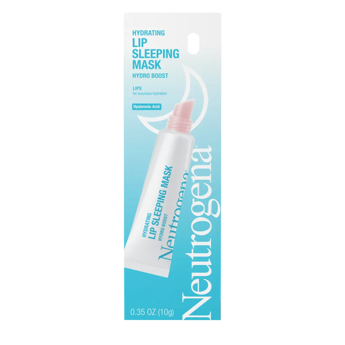 Neutrogena Hydro Boost Hydrating — Clear Lip Sleeping Mask with Hyaluronic Acid, 0.35 Oz