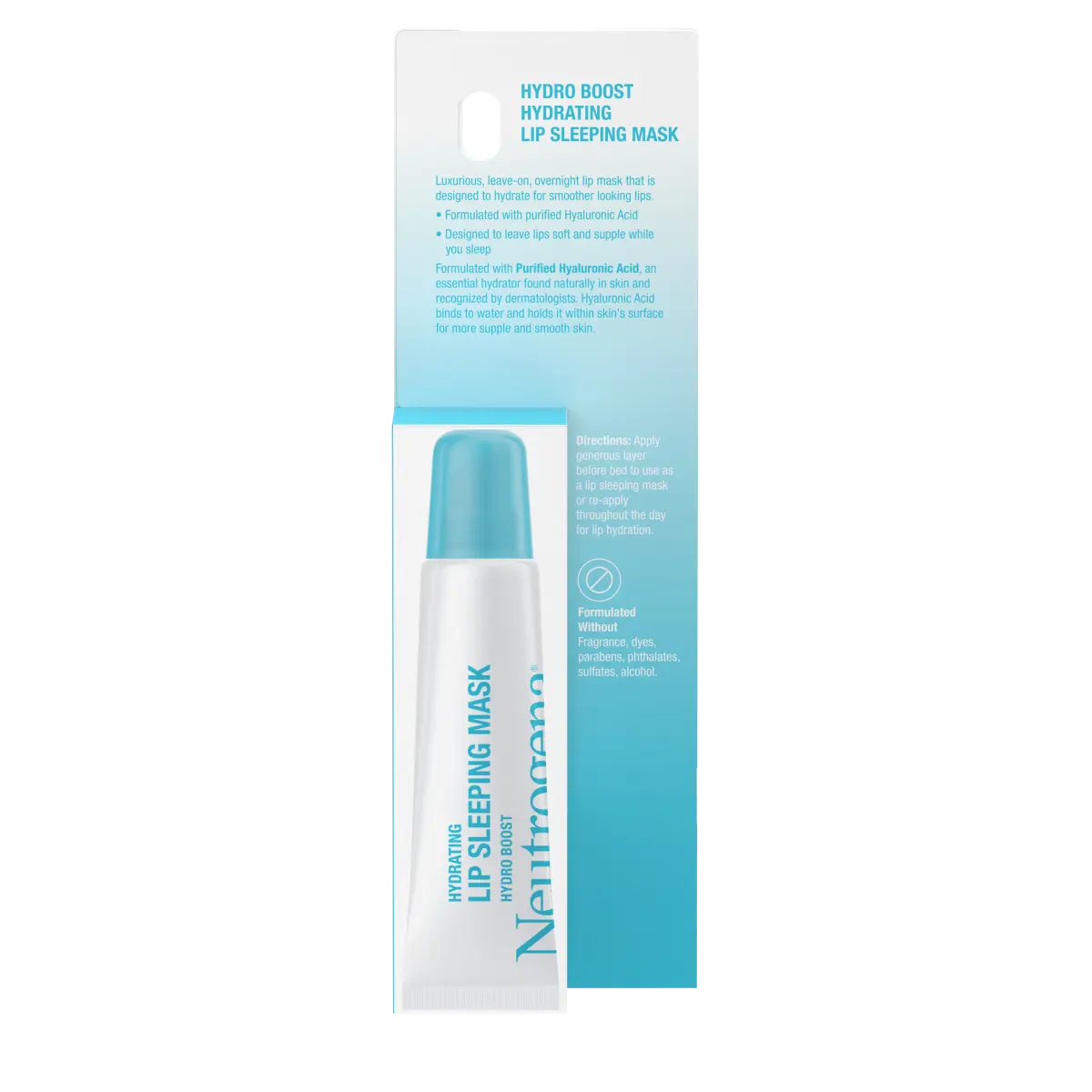 Neutrogena Hydro Boost Hydrating — Clear Lip Sleeping Mask with Hyaluronic Acid, 0.35 Oz