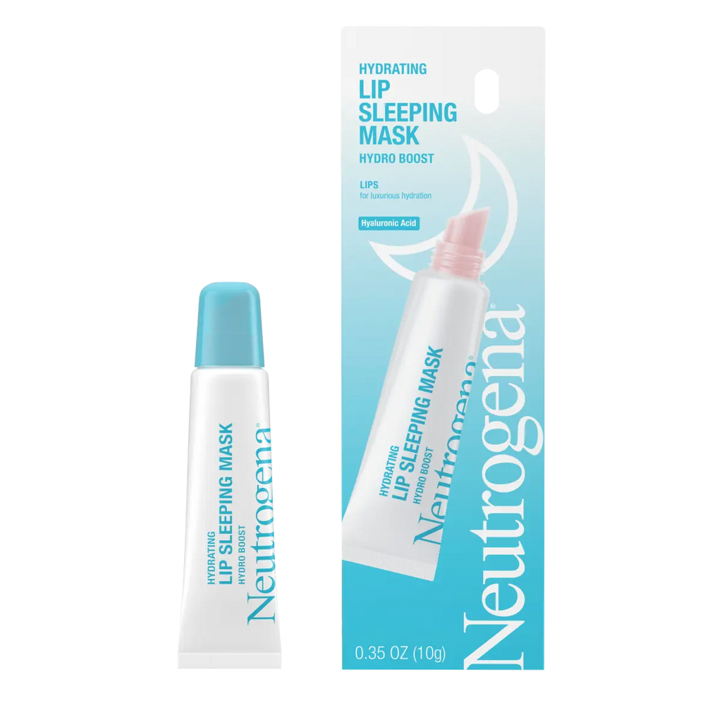 Neutrogena Hydro Boost Hydrating — Clear Lip Sleeping Mask with Hyaluronic Acid, 0.35 Oz