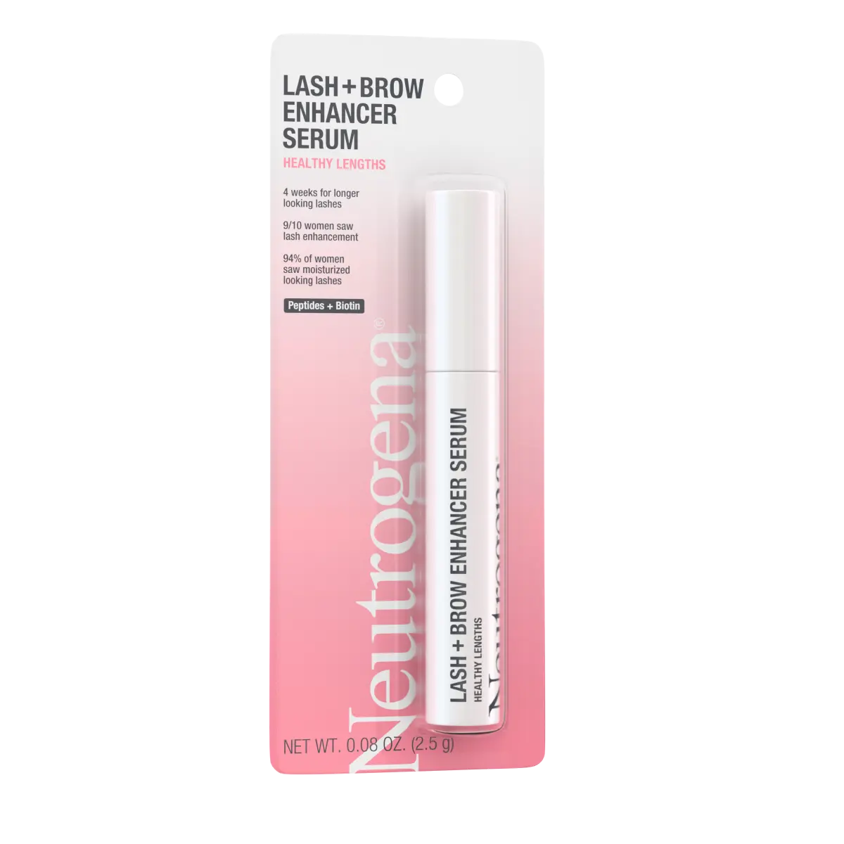 Neutrogena Healthy Lash Brow Serum — Biotin + Peptides, 0.08 Oz