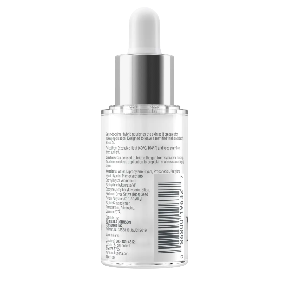 Neutrogena Shine Control Matte | 1.0 Fl. Oz — Booster Face Primer + Serum