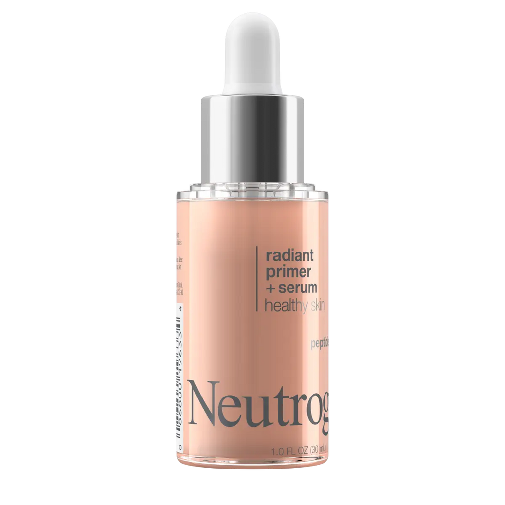 Neutrogena Healthy Skin Radiant Primer + Serum — Peptides and Pearl Pigments, 1.0 Fl. Oz