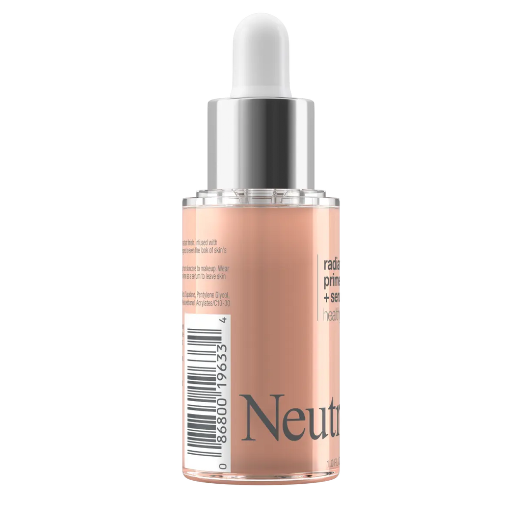 Neutrogena Healthy Skin Radiant Primer + Serum — Peptides and Pearl Pigments, 1.0 Fl. Oz