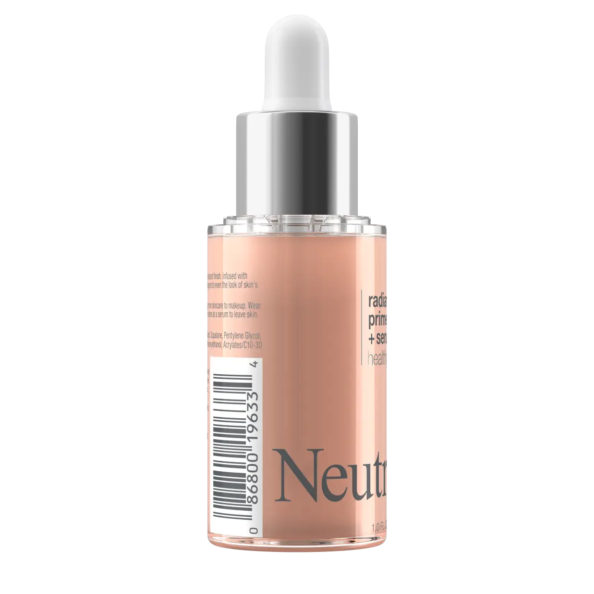 Neutrogena Healthy Skin Radiant Primer + Serum — Peptides and Pearl Pigments, 1.0 Fl. Oz