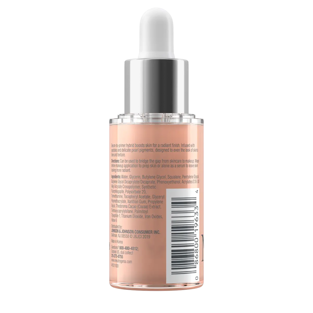 Neutrogena Healthy Skin Radiant Primer + Serum — Peptides and Pearl Pigments, 1.0 Fl. Oz