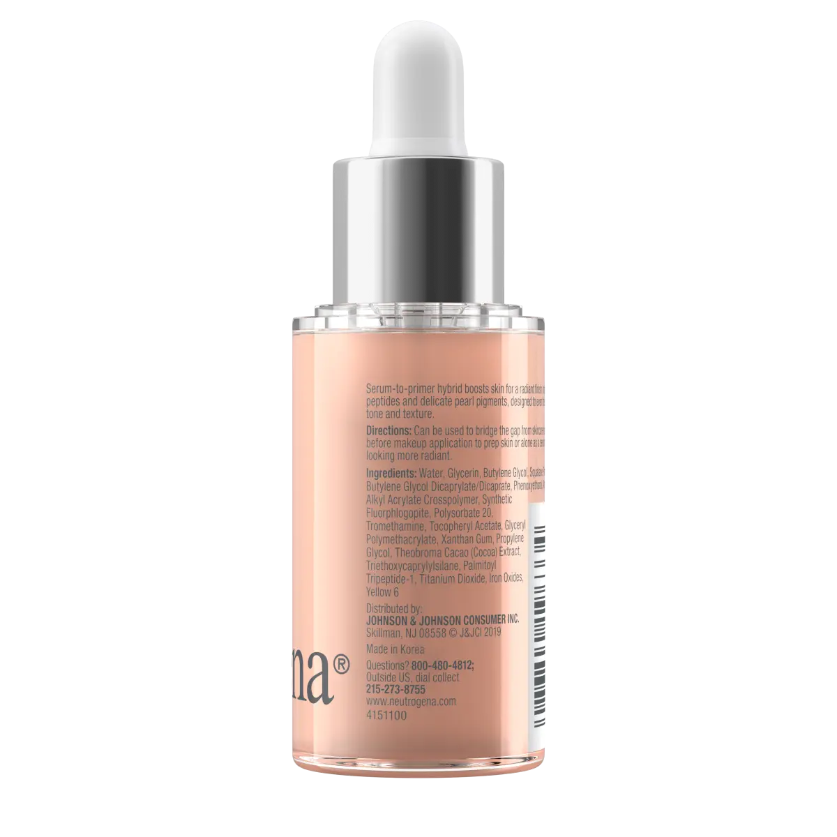 Neutrogena Healthy Skin Radiant Primer + Serum — Peptides and Pearl Pigments, 1.0 Fl. Oz