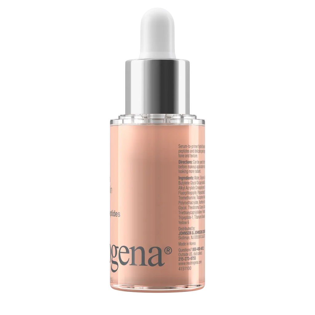 Neutrogena Healthy Skin Radiant Primer + Serum — Peptides and Pearl Pigments, 1.0 Fl. Oz