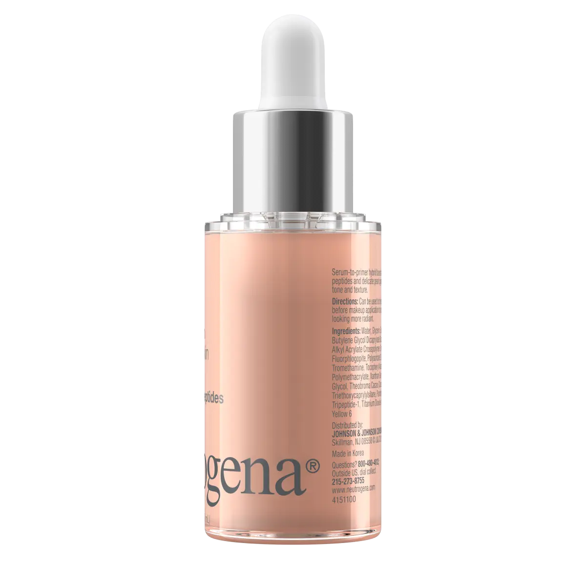Neutrogena Healthy Skin Radiant Primer + Serum — Peptides and Pearl Pigments, 1.0 Fl. Oz