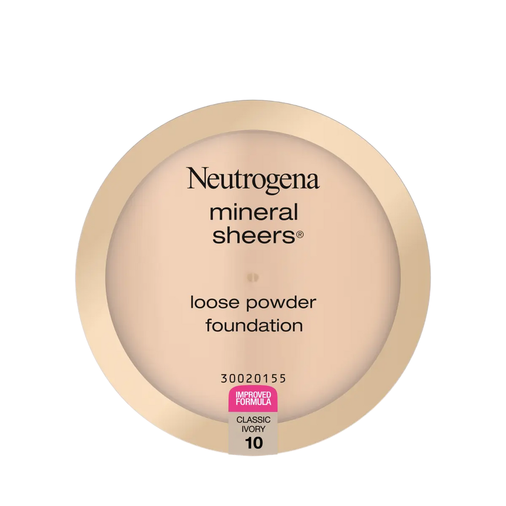 Neutrogena Mineral Sheers Loose — Powder Foundation, Classical Ivory 10, 0.19 Oz