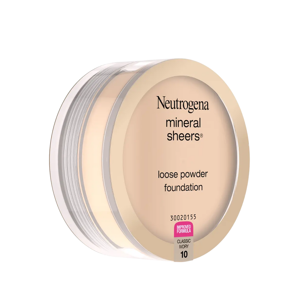 Neutrogena Mineral Sheers Loose — Powder Foundation, Classical Ivory 10, 0.19 Oz