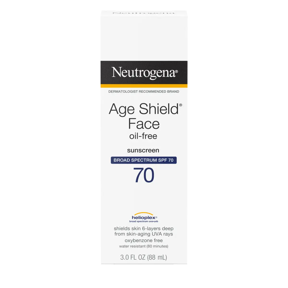 Neutrogena Age Shield Face — Oil-Free Lotion Sunscreen Broad Spectrum SPF 70