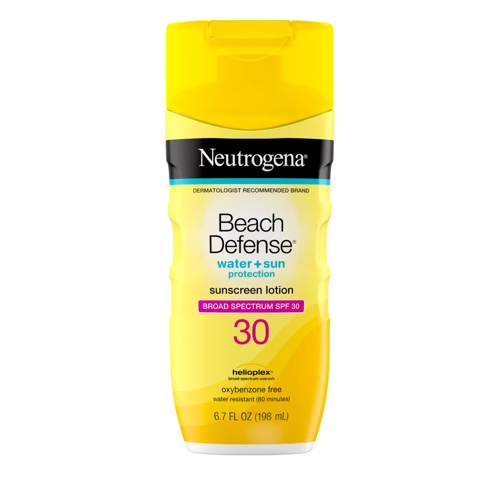 Neutrogena Beach Defense Sunscreen Lotion — Broad Spectrum SPF 30, 6.7 Fl. Oz