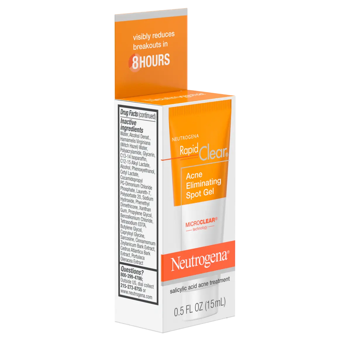 Witch Hazel • 0.5 Fl. Oz | Neutrogena Rapid Clear Acne Spot Gel