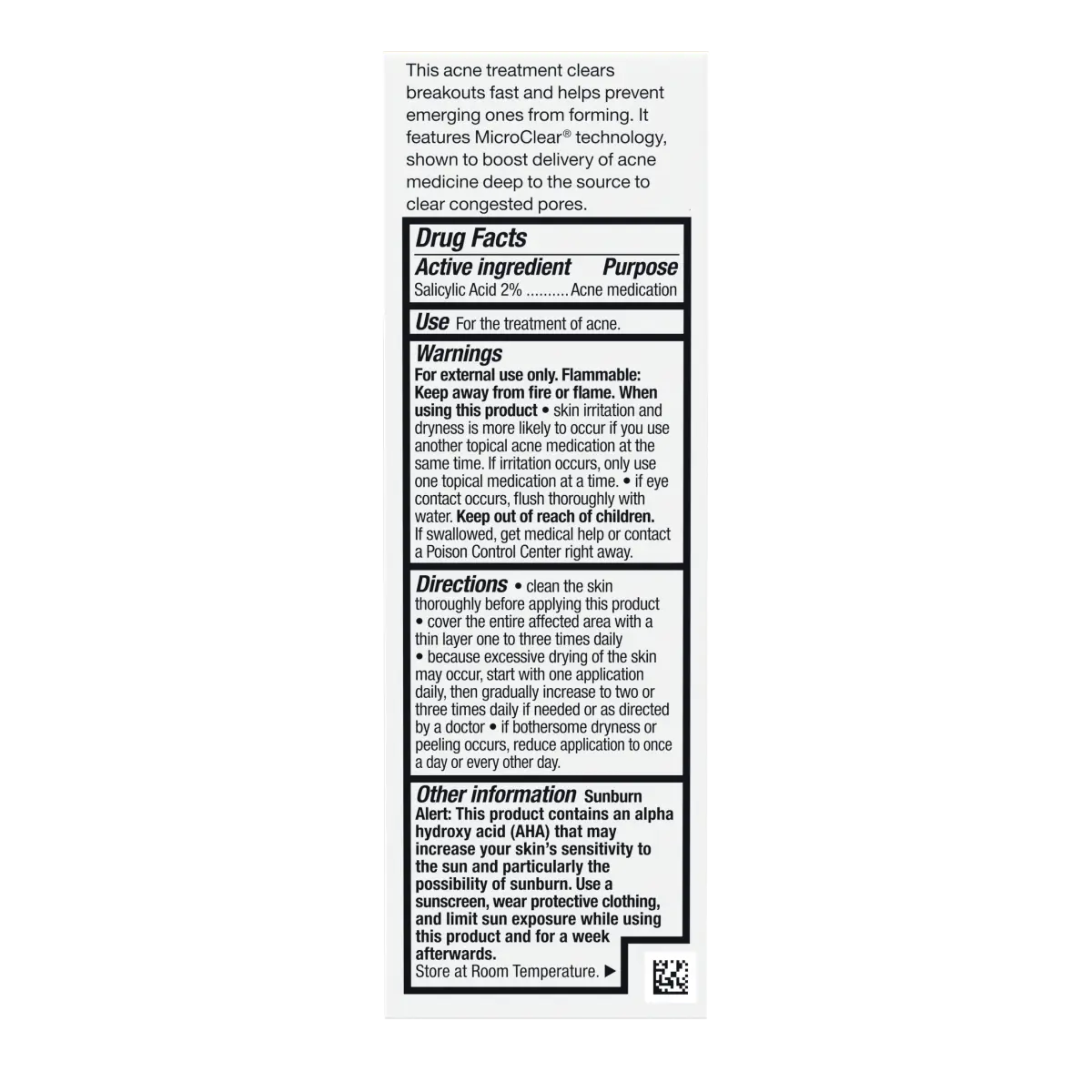 Witch Hazel • 0.5 Fl. Oz | Neutrogena Rapid Clear Acne Spot Gel