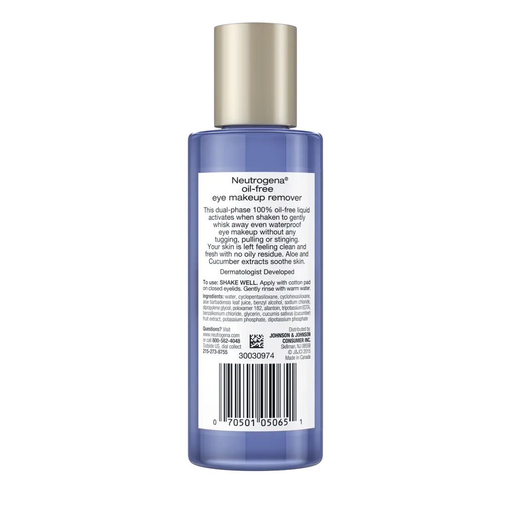 Neutrogena Oil-Free Eye Makeup Remover — Dual-Phase 5.5 Fl. Oz