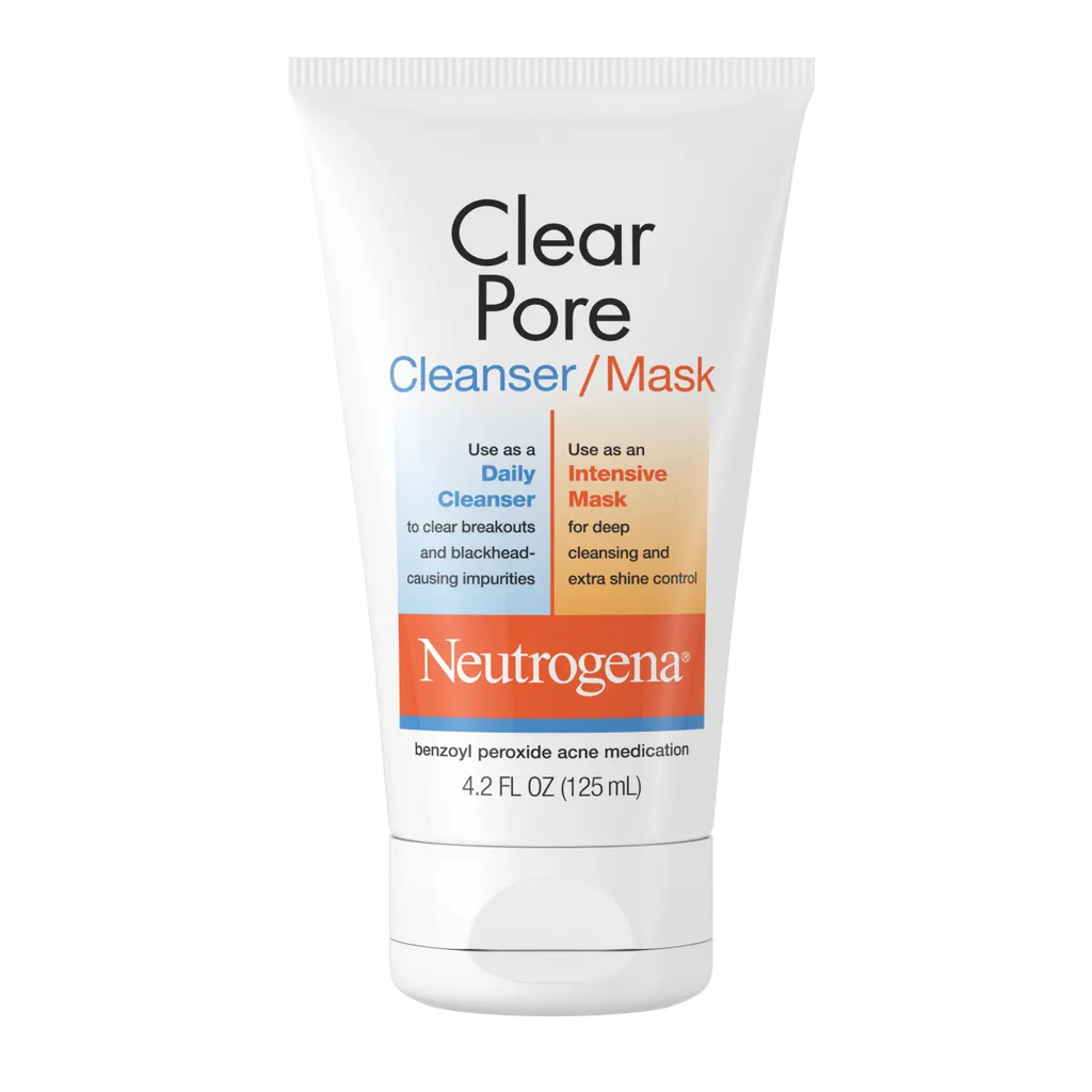 Neutrogena Clear Pore Cleanser — 2-in-1 Face Wash & Mask, 4.2 Fl. Oz