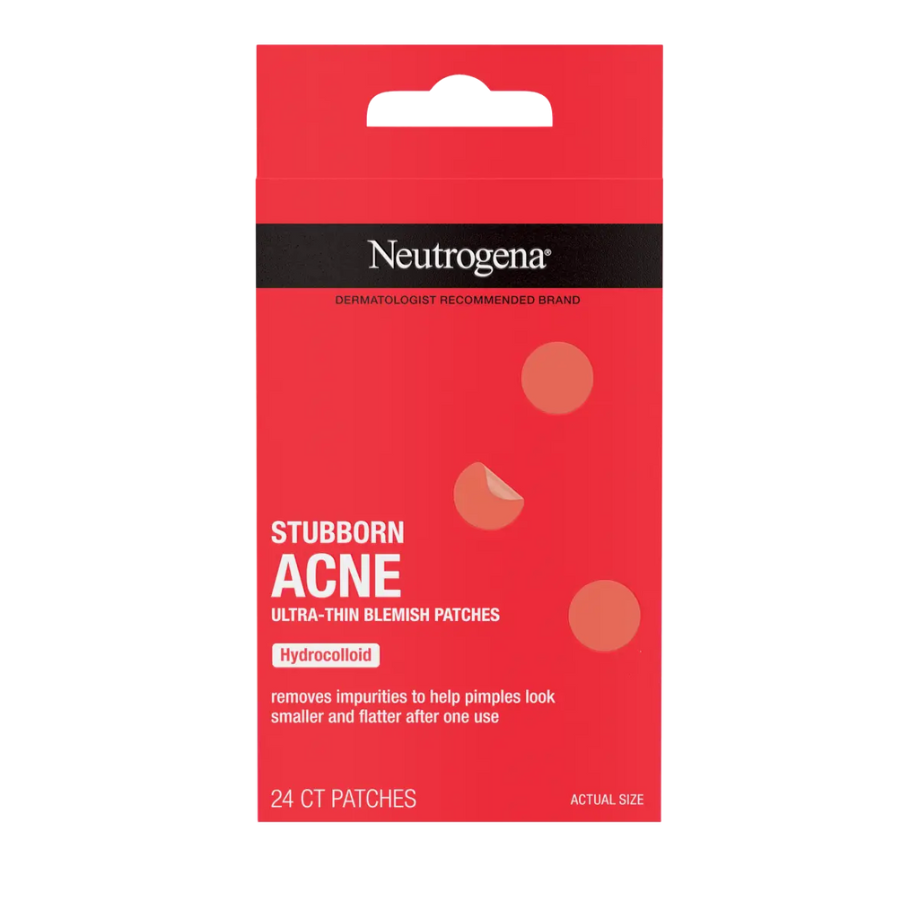Neutrogena Stubborn Acne Ultra-Thin | 24 Patches | Combination Pack