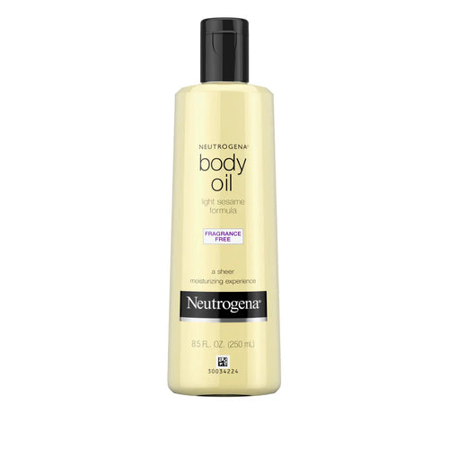 Neutrogena Body Oil Light — Fragrance Free Sesame Moisturizer, 8.5 Fl. Oz